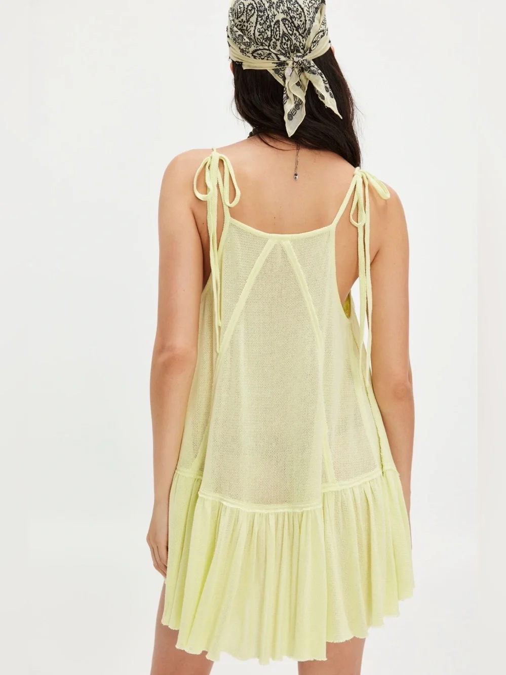 New Free People Calipso Tank ~ Early Bloomer Yellow - Picture 2 of 11